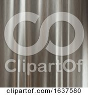 Poster, Art Print Of Silver Brushed Metal Background