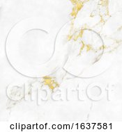 Marble Texture Background With Gold Highlights