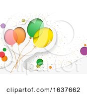Poster, Art Print Of Party Balloon Background