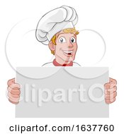 Poster, Art Print Of Chef Cook Baker Sign Cartoon