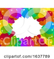 Poster, Art Print Of Border Of Colorful Party Balloons