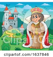 Poster, Art Print Of Queen And Castle