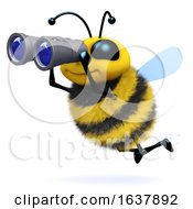3d Bee Searches On A White Background by Steve Young #COLLC1637892-0194