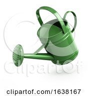 3d Watering Can On A White Background