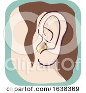 Poster, Art Print Of Ear Symptom Crusty Illustration
