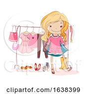 Kid Girl Capsule Wardrobe Illustration