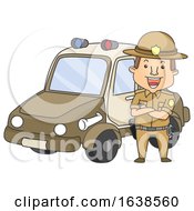 Poster, Art Print Of Man Sheriff Mobile Illustration