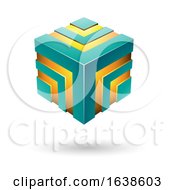Poster, Art Print Of Turquoise Cube