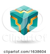 Poster, Art Print Of Turquoise Cube