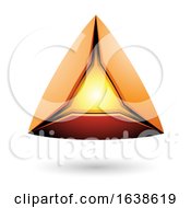 Poster, Art Print Of Glowing Triangle Design