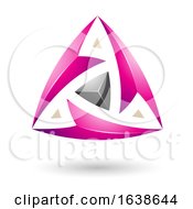 Poster, Art Print Of Triangle Design With Arrows