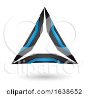 Black And Blue Triangle Design