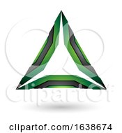 Green And Black Triangle Design