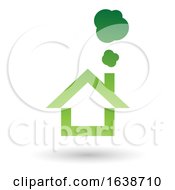 Poster, Art Print Of House With Smoke Rising From The Chimney