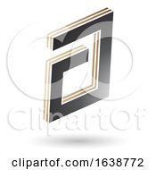 Rectangular Layered Letter A Logo