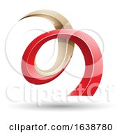 Poster, Art Print Of Swirly Letter A Logo