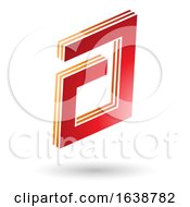 Poster, Art Print Of Rectangular Layered Letter A Logo
