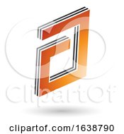 Poster, Art Print Of Rectangular Layered Letter A Logo