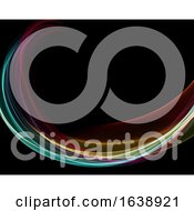 Poster, Art Print Of Abstract Background Of Rainbow Coloured Flowing Lines