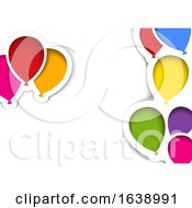 Poster, Art Print Of Party Balloon Background