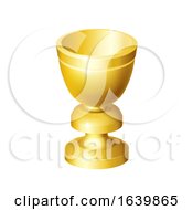 Poster, Art Print Of Holy Grail Cup Gold Chalice Goblet