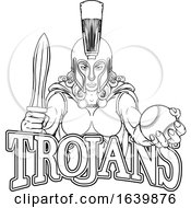 Poster, Art Print Of Spartan Trojan Gladiator Baseball Warrior Woman