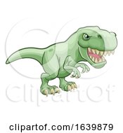 Poster, Art Print Of Tyrannosaurus T Rex Dinosaur Cartoon Character