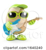 3d Guitarist Potato