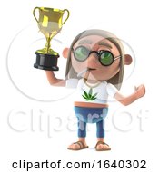 3d Hippie Stoner Wins The Gold Cup Trophy
