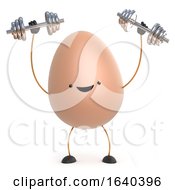3d Cute Toy Egg Lifts Some Weights by Steve Young