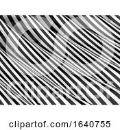 3d Striped Monochrome Ripples