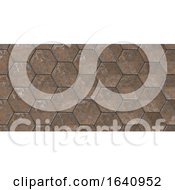 3D Geometric Abstract Hexagonal Wallpaper Background