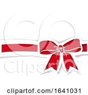 Poster, Art Print Of Gift Bow Background