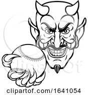 Devil Baseball Sports Mascot