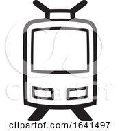 Poster, Art Print Of Tram Car In Black And White