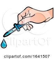 Poster, Art Print Of Hand Using A Dropper