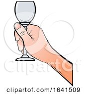 Poster, Art Print Of Hand Holding A Glass