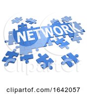 Poster, Art Print Of 3d Network Jigsaw Puzzle
