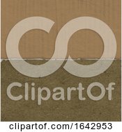 Poster, Art Print Of Grunge Background With Torn Paper Texture On Cardboard