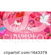 Poster, Art Print Of Welcome To Our Wedding Design