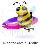 3d Surfer Bee by Steve Young