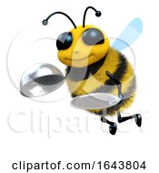 3d Honey Bee Silver Service