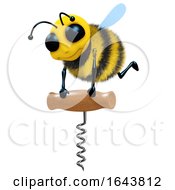 3d Bee With Corkscrew by Steve Young