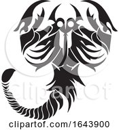 Black And White Scorpion Tattoo Design by Morphart Creations