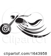 Poster, Art Print Of Black And White Tribal Motorcycle Tattoo Design