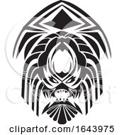 Black And White Tribal Tattoo Design