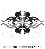Black And White Tribal Tattoo Design by Morphart Creations
