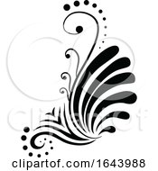 Black And White Abstract Tribal Tattoo Design