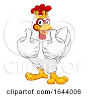 King Chicken Rooster Cockerel Bird Crown Cartoon
