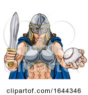 Viking Trojan Celtic Knight Baseball Warrior Woman